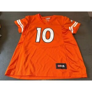 Denver Broncos orange NFL TEAM jersey JEUDY 10  size large